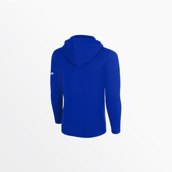MEN S BASIC FLEECE PULLOVER HOODIE WITH SLEEVE LOGO Discount - Image 2