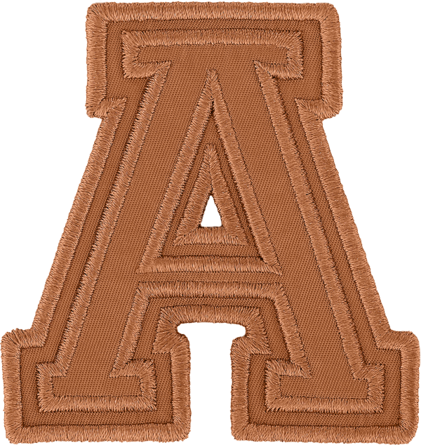 Camel Varsity Nylon Letter Patch on Sale - Image 2