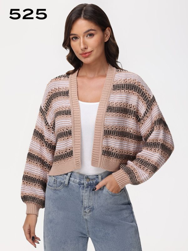 Zoe: Open Stitch Cardigan Online now